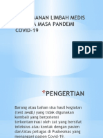 Penanganan Limbah Medis B3 Pada Masa Pandemi Covid-19