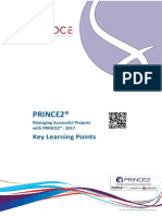 PRINCE2 2017 KeyLearningPoints