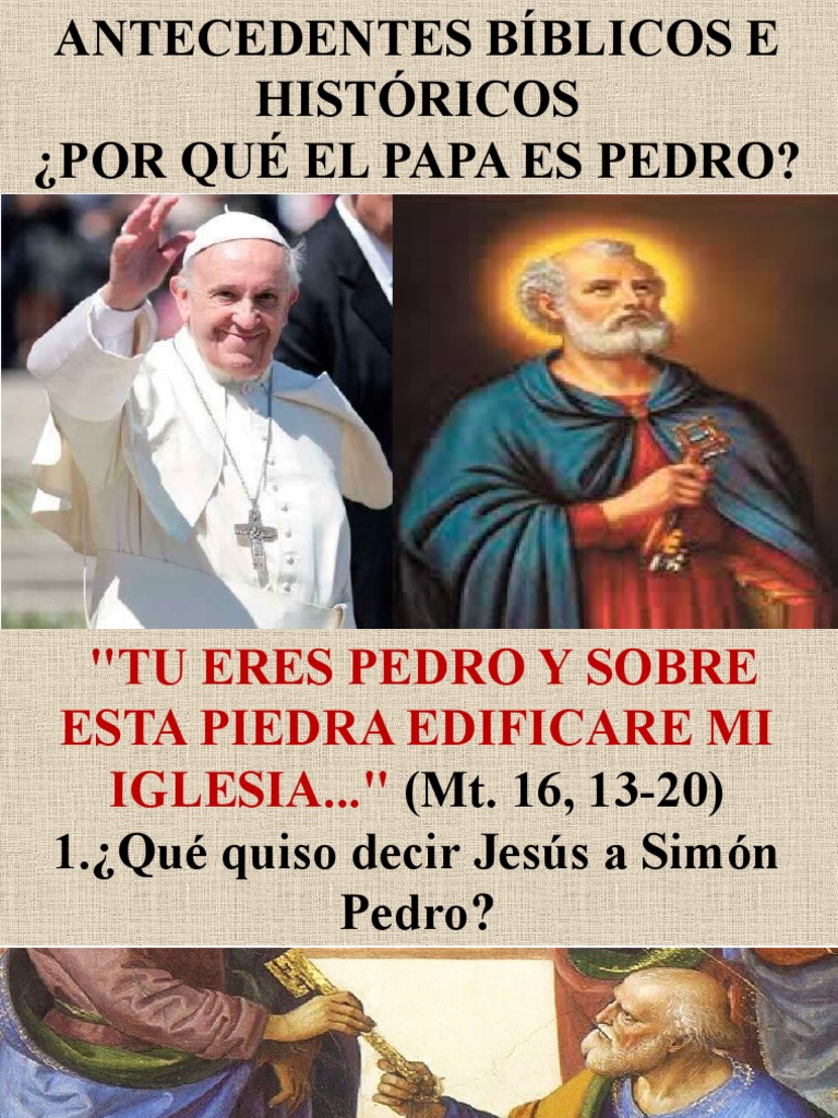 Por Qué El Papa Es Pedro | PDF | San Pedro | Papa