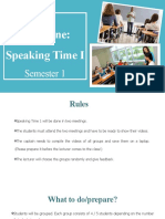 Guideline For Speaking Time 1