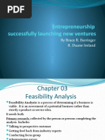 CH 3 Feasibility Analysis