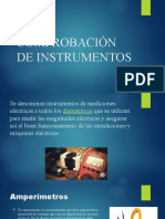 Comprobación de Instrumentos