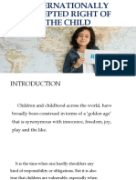3.Internationaly Accepted Right of the Child