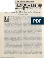 EEUU y la Enmienda Platt - Andrés Pando y García del Busto, 1934