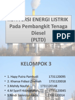 Konversi Energi Listrik Pada Pembangkit Tenaga Diesel (PLTD)