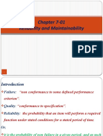 Chapter 7-01 Reliability and Maintainability