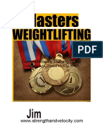 Masters Weightlifting Comprehensive Training Guide M35 Plus To W35 Plus - Nodrm