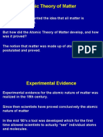 Atomic Theory of Matter