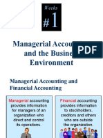 Weeks: Managerial Accounting and The Business Environment