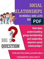 PERDEV LM Unit 3 - Module 10 (Social Relationships in Middle and Late Adolescence)