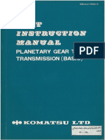 Planetary Gear Type Transmission - Komatsu