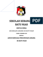 Kertas Kerja - Keceriaan Asrama SK Batu Niah (2020)