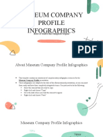Museum Company Profile Infographics by Slidesgo