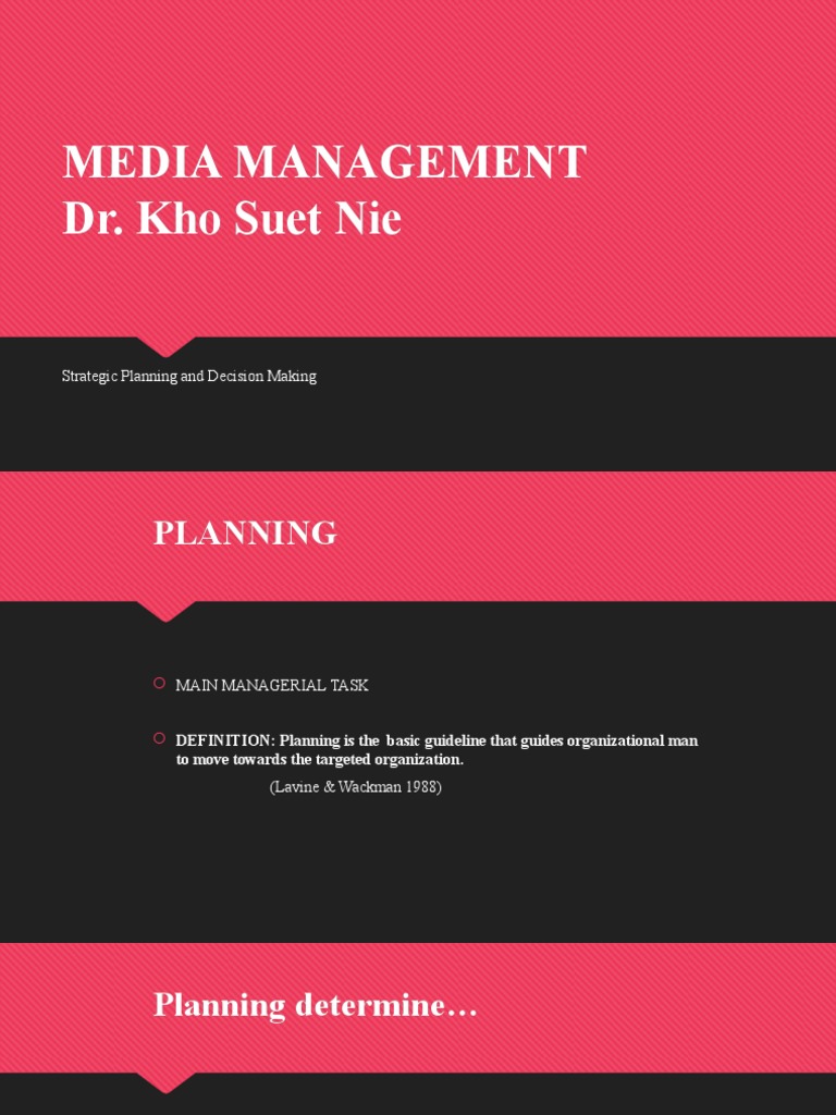 Strategic Media Management Guide | PDF | Advertising | Strategic Management
