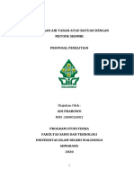Cover - Proposal Penelitian - Adi Prabowo - 1808026002 - Fisika 5