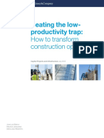 Beating The Low-Productivity Trap:: How To Transform Construction Operations