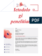 Metodolo Gi Penelitian: Dear (Recipient Name)