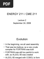 ENERGY 211 / CME 211: September 24, 2008