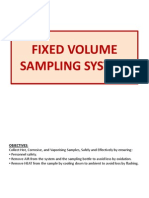 Fixed Volume Sampler