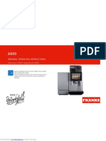 Original Operating Instructions: Coffee Machine: Fcs4050 - Refrigeration Unit: Fcs4053