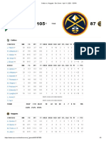Celtics vs. Nuggets - Box Score - April 11, 2021 - ESPN