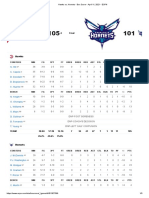 Hawks vs. Hornets - Box Score - April 11, 2021 - ESPN