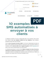 10 Exemples de SMS Automatisés À Envoyer À Vos Clients - Resamania