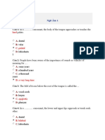 Palate.: Dental Velar Labiodenta L