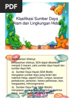 Download Klasifikasi Sumber Daya Alam Dan Lingkungan by ARIFATUN NISAA SKM MPH SN50270400 doc pdf