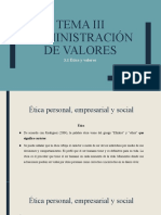 Tema III Administración de Valores