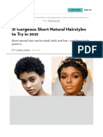 21 Short Natural Hairstyles and Haircuts For Black Hair in 2021