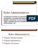 Roles Administrativos