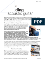 (eBook) Sound Engineering Tutorials From Sound on Sound - Technique - Recording Acoustic Guitar