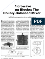 Microwave Building Blocks-The Doubly-Balanced Mixer