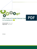 FSC CoC Report Template - For Internal Audit 18 EN