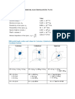 Physical Constants: Handbook: Electromagnetic Wave