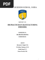 Download HR best practices in Manufacturing Industry by pranav253 SN50271421 doc pdf