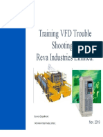 Training VFD Trouble Shooting at Reva Industries Limited.: Service Department