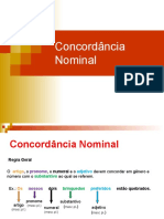 CONCORDÂNCIA NOMINAL