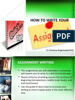 How+to+Write+an+Assignment