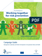 Working Together For Risk Prevention: Campaign Guide