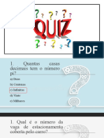 Questões sobre números, matemática, biologia e física