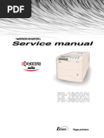 Download Kyocera FS-1800 3800 Service Manual by Xeav SN50271812 doc pdf