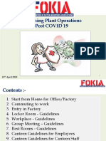 0-Fokia Post Lockdown-Resuming Plant Operations