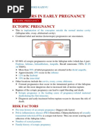 MK Disorders in Early Pregnancy (OBGY)