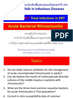 Difficult To Treat Infections in ENT