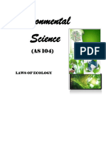Environmental Science: Laws of Ecology