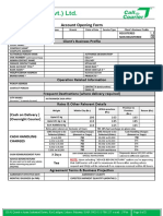 Callcourier (PVT.) LTD.: Account Opening Form