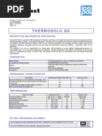 Thermosolo GS: Description and Scope of Application