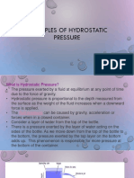 Principles of Hydrostatic Pressure